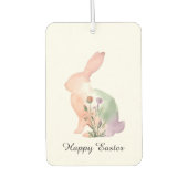 Soft Watercolour Easter Bunny  Autolufterfrischer (Vorderseite)