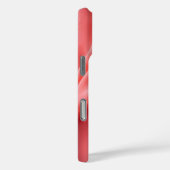 Soft Watermelon Pink Blütenstoff Case-Mate iPhone Hülle (Rückseite / Rechts)