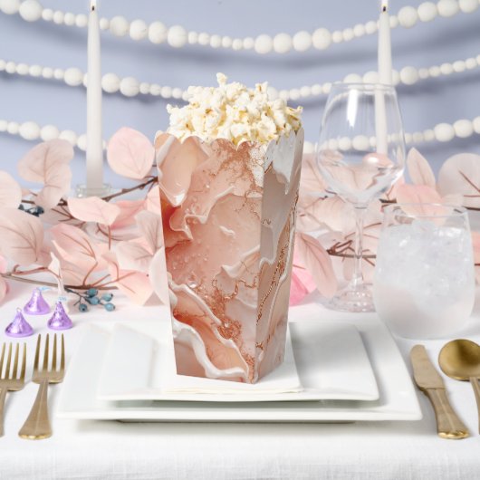 Soft Waves & Golden Lines Geschenkschachtel (Hochzeit)