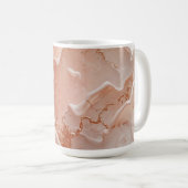 Soft Waves & Golden Lines Kaffeetasse (VorderseiteRechts)