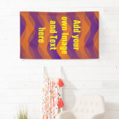 Soft Waves Gradienten violett orange + Ihre Ideen Banner (Insitu)