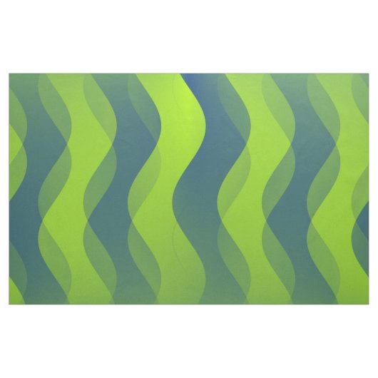 Soft Waves grün blau + Ihre Ideen Stoff (Yard (91,4 cm))
