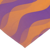 Soft Waves orange lilac + Ihre Ideen Kurzer Tischläufer (Ecke)