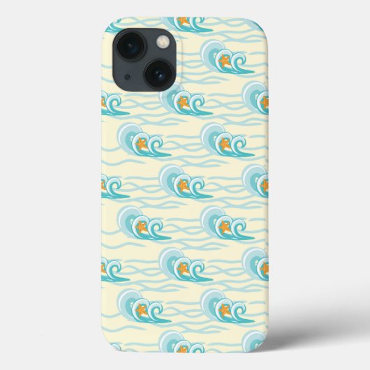 Soft Waves Pattern Case-Mate iPhone Hülle (Rückseite)