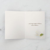 Soft Wedding Daisies Karte (Innenseite)