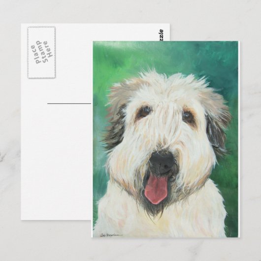 Soft Wheaton Terrier Hundebilder Postkarte (Vorne/Hinten)