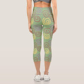 Soft Whirl Mosaik Capri Leggings (Rückseite)