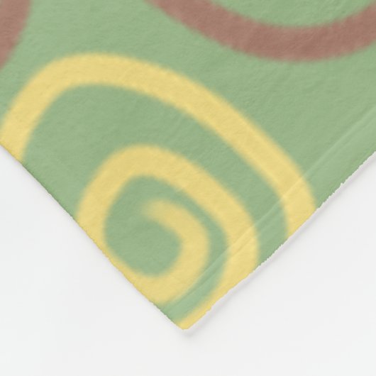 Soft Whirl Mosaik Fleecedecke (Ecke)