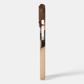 Soft Whispers – Cat & Girl Anime Art iPhone Case (Rückseite / Links)