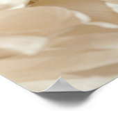 Soft White Floral Poster (Ecke)