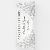 Soft Willows Lilac, schottische Heather, Wedding Banner (Vertikal)