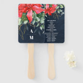 Soft Winter Berry Christmas Fächer (Vorne und Hinten)