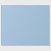 Soft Winter Blue Solid Geschenkpapier (Flach)