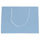 Soft Winter Blue Solid Große Geschenktüte (Vorderseite)