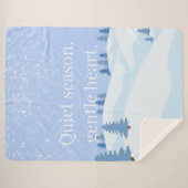 Soft Winter Collection — Calm, Cozy & Timeless Sherpadecke (Vorderseite (Horizontal))