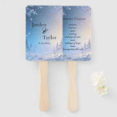 Soft Winter Daydream Programm Fächer (Vorne und Hinten)