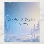 Soft Winter Daydream Wein Etikett (Einzelnes Label)