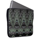 Soft Wirbel Black Laptopschutzhülle (Vorne Rechts)