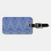 Soft Wirbel Blue  Gepäckanhänger (Vorderseite horizontal)