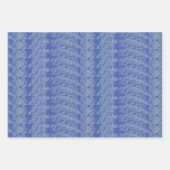 Soft Wirbel Blue Geschenkpapier Set (Vorderseite)