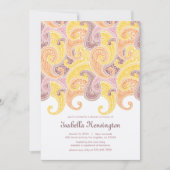 Soft Wirbel Kinderdusche Einladung (Vorderseite)