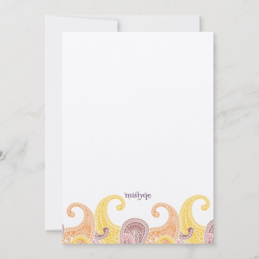 Soft Wirbel Kinderdusche Einladung (Rückseite)