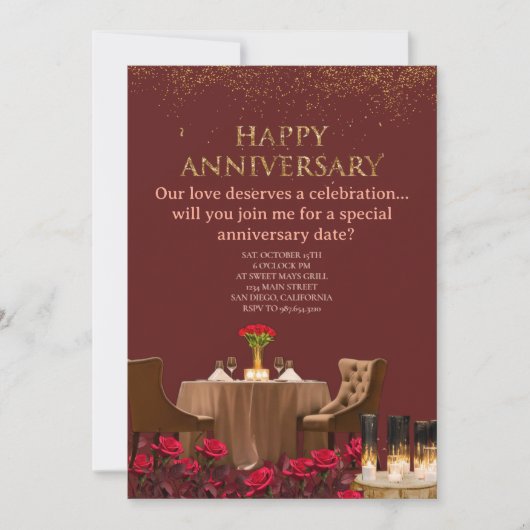 Soft Years, Strong Love Einladung (Vorderseite)