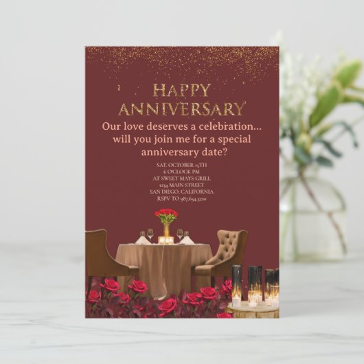 Soft Years, Strong Love Einladung (Stehend Vorderseite)