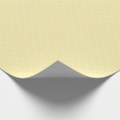 Soft Yellow Dot Stripe Pattern for Baby Gifts Geschenkpapier (Ecke)