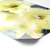 Soft Yellow Gladiolas Poster (Ecke)
