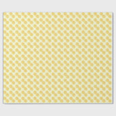 Soft Yellow Lemon Slice Watercolor Pattern Geschenkpapier (Flach)