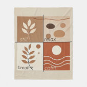Soft Zen Retreat Fleece Blanket (Vorderseite)
