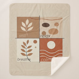Soft Zen Retreat Sherpa Blanket Sherpadecke