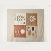 Soft Zen Retreat Tapestry Wandteppich (Vorderseite (Horizontal))