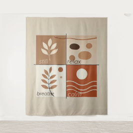 Soft Zen Retreat Tapestry Wandteppich