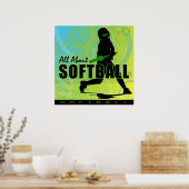 Softball108 Poster (Küche)