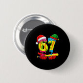 Softball 67 Ice Cream Drip Six Seven Boys Funny Ch Button (Vorne & Hinten)