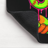 Softball 67 Six Seven Funny Gen Alpha Meme Drip Te Mousepad (Ecke)