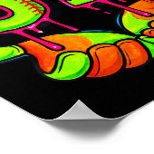 Softball 67 Six Seven Funny Gen Alpha Meme Drip Te Poster (Ecke)