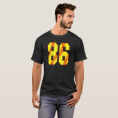 Softball 86 Fast Pitch Liebe Softball Mama Favorit T-Shirt (Vorne ganz)