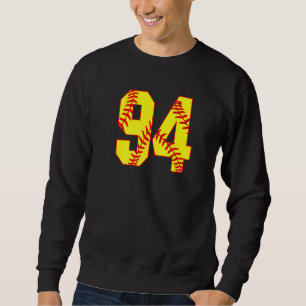 Softball 94 Fast Pitch Liebe Softball Mama Favorit Sweatshirt