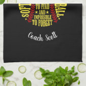 Softball a truly amazing coach is hard to find geschirrtuch (Gefaltet)