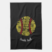 Softball a truly amazing coach is hard to find geschirrtuch (Vertikal)