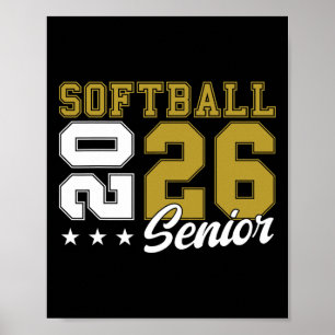 Softball-Abschlussball Softball-Senior 2026 Absolv Poster