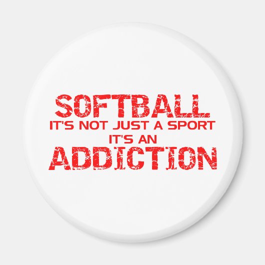 Softball-Adoption Magnet (Vorne)