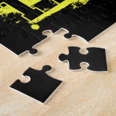 Softball American Flag Softball Player Puzzle (Seite)