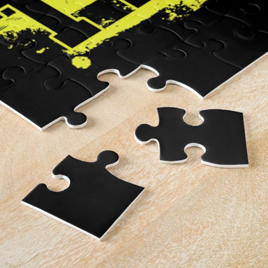 Softball American Flag Softball Player Puzzle (Seite)