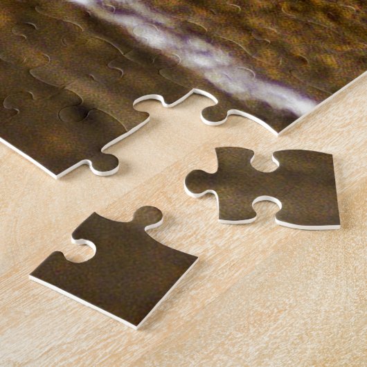 Softball auf dem Boden Puzzle (Seite)