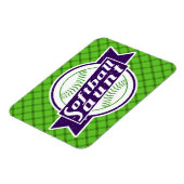 Softball Aunt Magnet (Linke Seite)