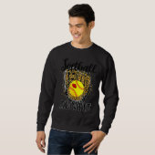 Softball Auntie Leopard Game Day Tante Mutter Soft Sweatshirt (Vorne ganz)